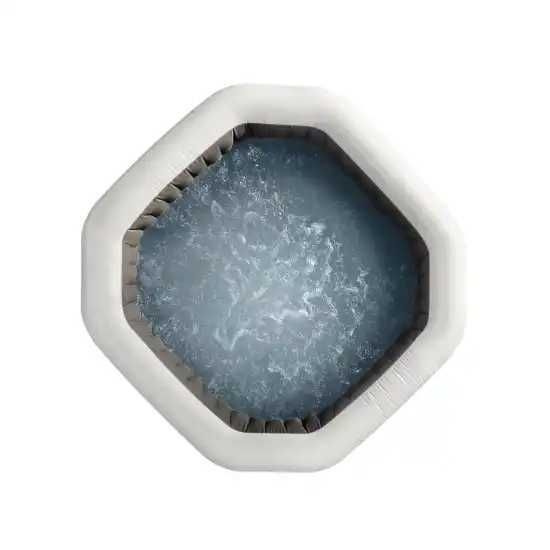 Jacuzzi gonflabil PureSpa Onyx Black Bubble Deluxe Intex 28458, D181xH71cm, PVC, 4 locuri - RESIGILAT