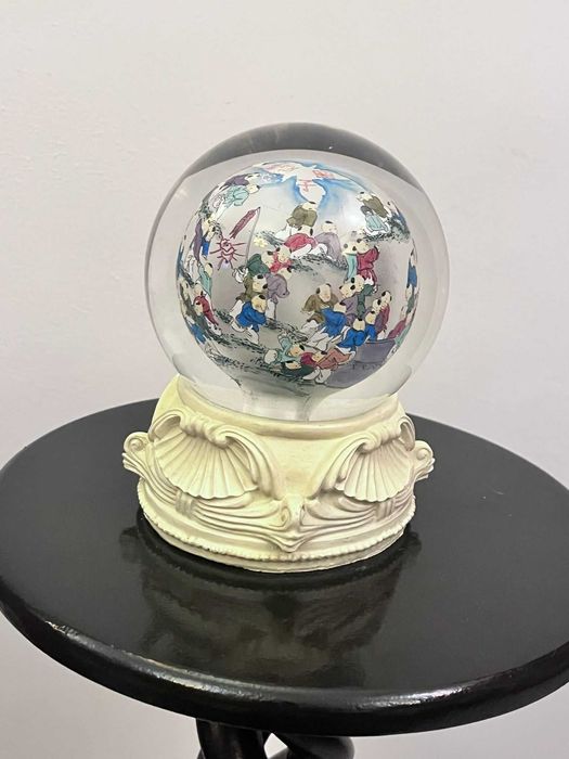 Bibelou statueta cristal MURANO Italia bibelouri picat manual ieftin