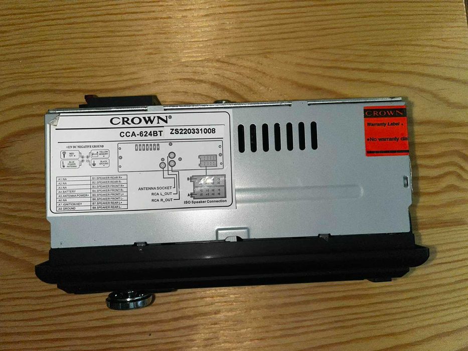 Авторесийвър CROWN CCA-624BT