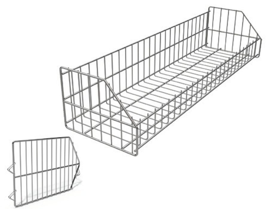 Крайстенен стелаж за хляб с телен рафт (кошница)