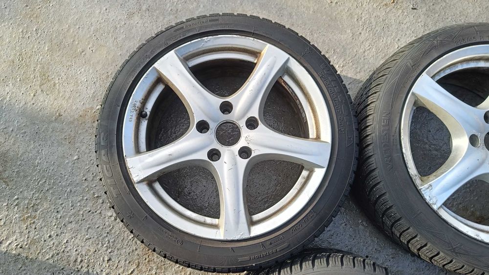 Jante Ronal R42 5x120 17 inch BMW Seria 3 + Cauciucuri/Anvelope Iarna