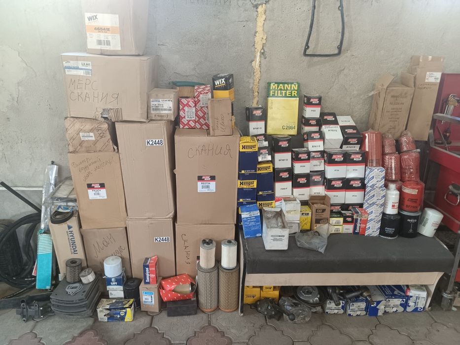 Фильтры Мерс,Ман,Скания.