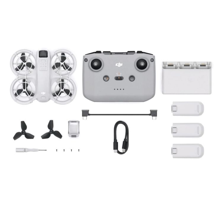 Дрон DJI Neo Fly More Combo серый