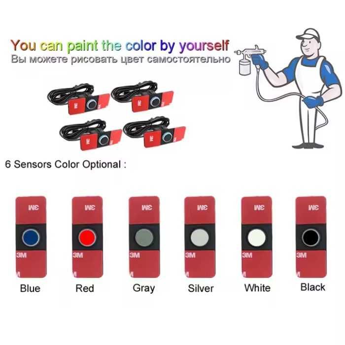 Парктроник за автомобили Automat, Сензор за паркиране, Сив