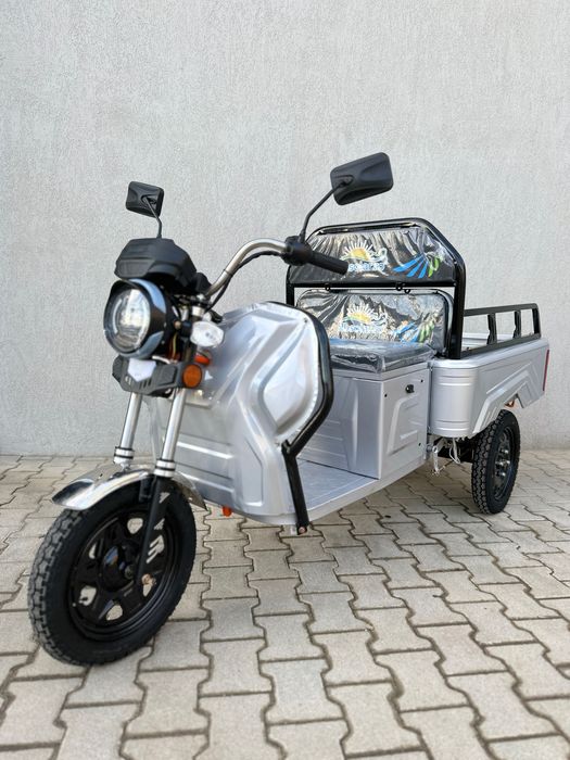 Triciclu Cargo Tricicleta Electrica TUK TUK Bena Basculabila
