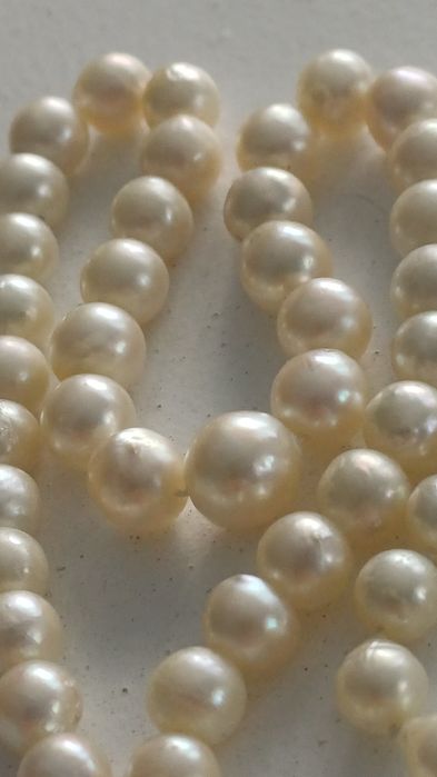 Colier din perle Naturale cu incuietoare din Argint 835