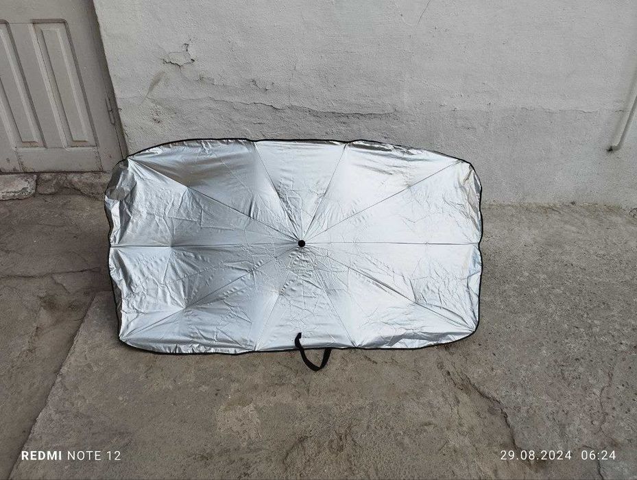 Зонт тент для лобового стекла и торпеды автомобиля