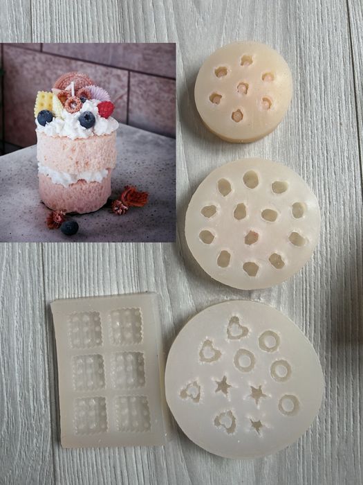 Set Matrite diferite marimi lumanari sau rasina