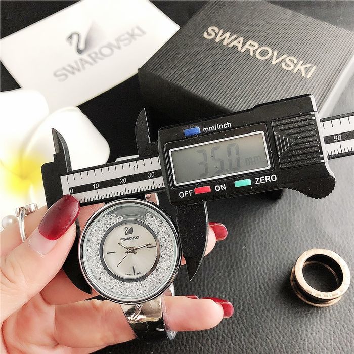 Луксозен ръчен дамски часовник Бижу Сваровски, Swarovski стилен