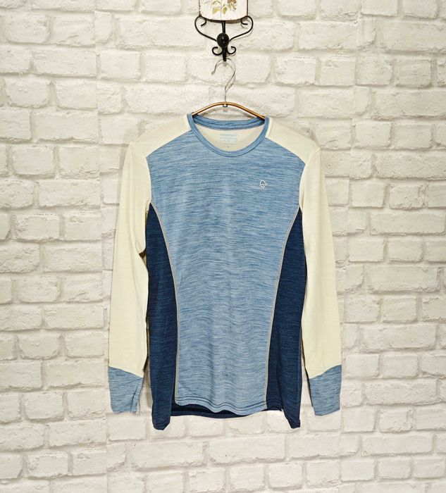 NORRONA 89% Мериносова вълна дамска термо блуза размер S