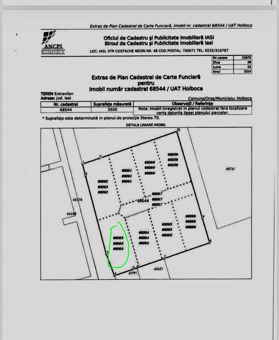 Teren intravilan Dancu