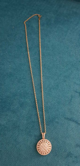 Продам золотой набор (золотая цепь с кулоном из бриллиантов)