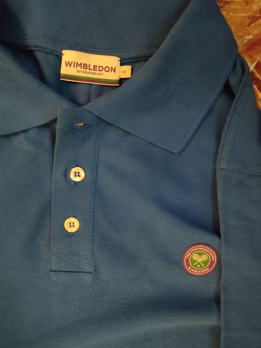 Tricou polo Wimbledon nou, marimea M, original Londra