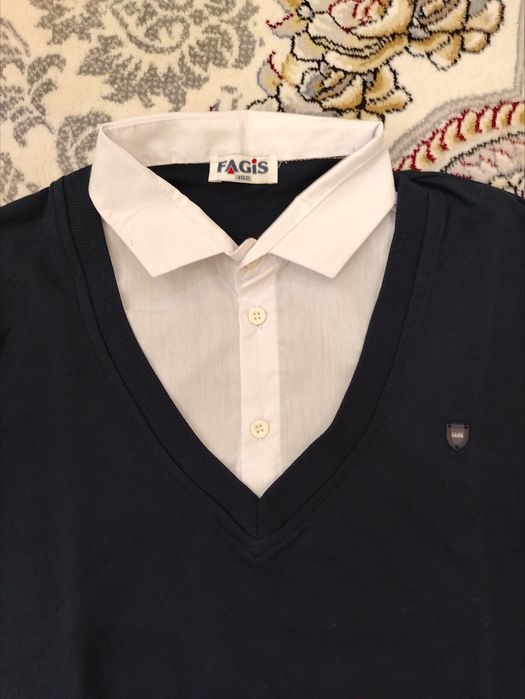 Джемпер обманка в школу