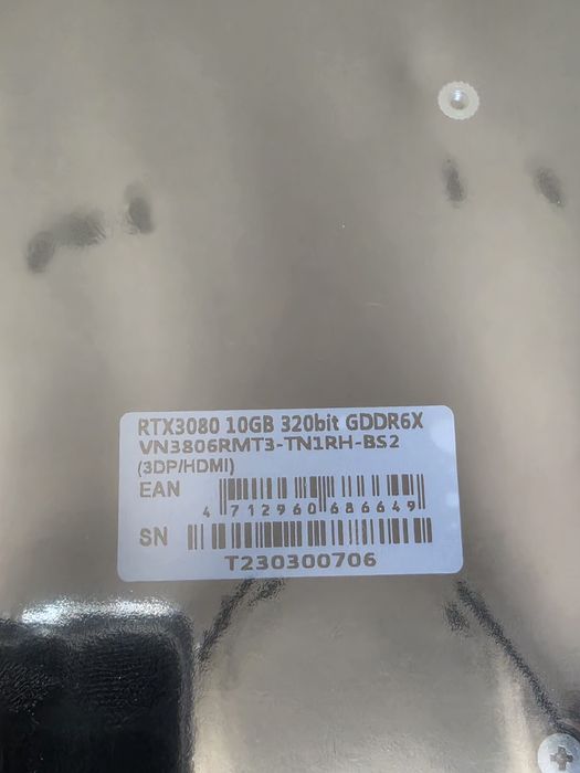 Placa video nVidia RTX3080