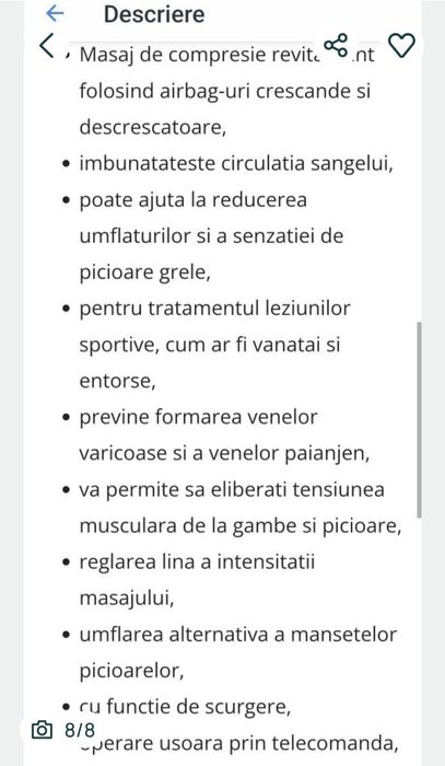 Aparat presopunctura cu drenaj limfatic