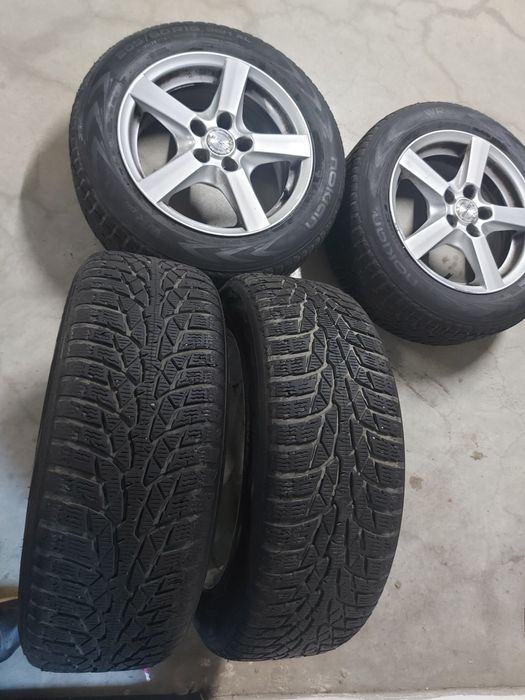 Set jante aliaj+cauciucuri iarna Opel inclusiv prezoane