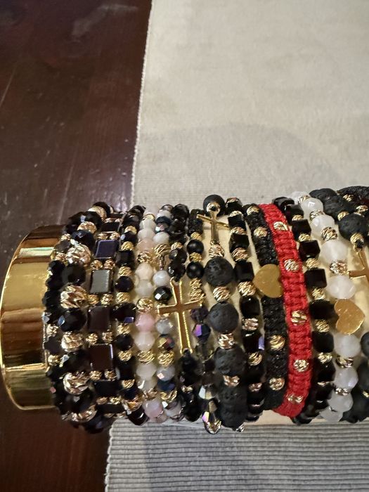 Гривни на конец 14к златно покритие