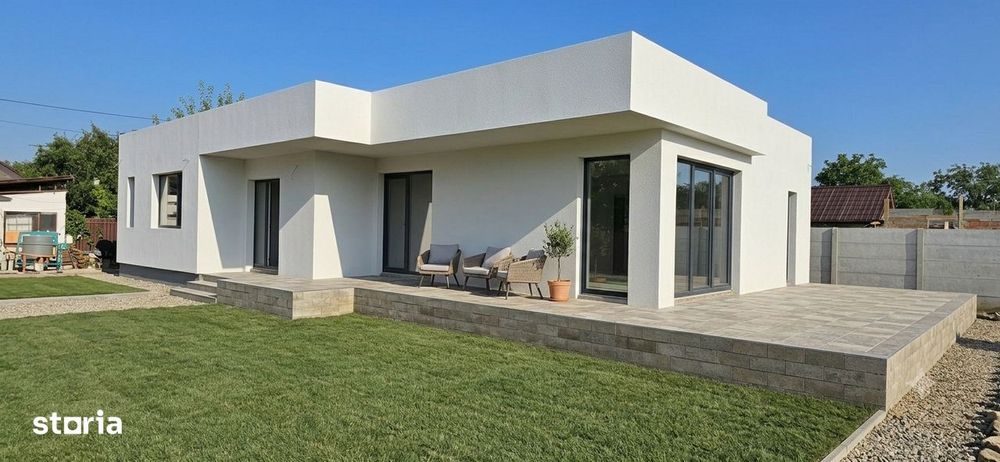 Casa 166m2, superba Domnești - LOT 500 MP - Liniste- Curte amenajata