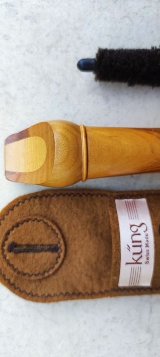 Оригинален швейцарски рекордер (блок флейта) KUNG. Kung SOPRANO. Ново.