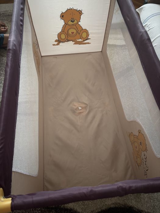 Бебешка кошара с матрак 120/60 и протектор Сгъваема/преносима