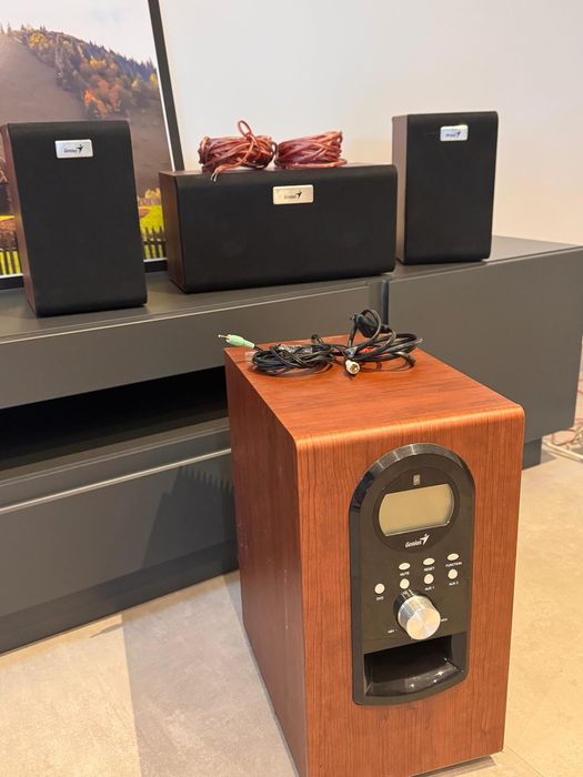 Boxe 5.1 Genius SW-HF 5.1 6000 II, Negru/Maro