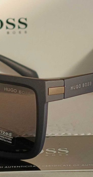 Очки Hugo Boss Lux Матовые Чёрная оправа матовая С Полиризацией