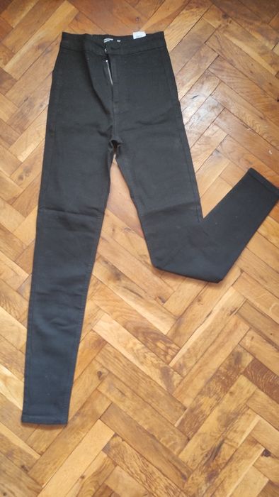 Дамски дънки висока талия