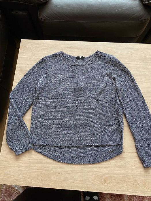 блуза в сив цвят и ламе