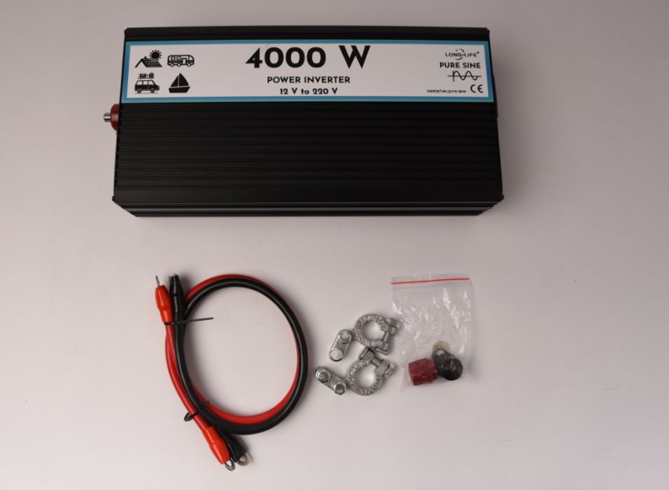 Invertor SINUS PUR 12 V - 220 V unda pura rulota autorulota panouri