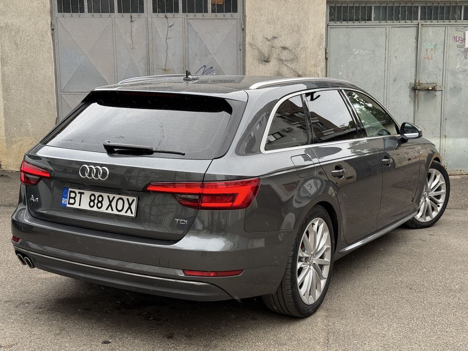 Audi A4 B9 ULTRA S-line 2.0 TDi 2017 EURO 6 Automat Stronic 7+1 ceasuri plasma/interior Full S-line