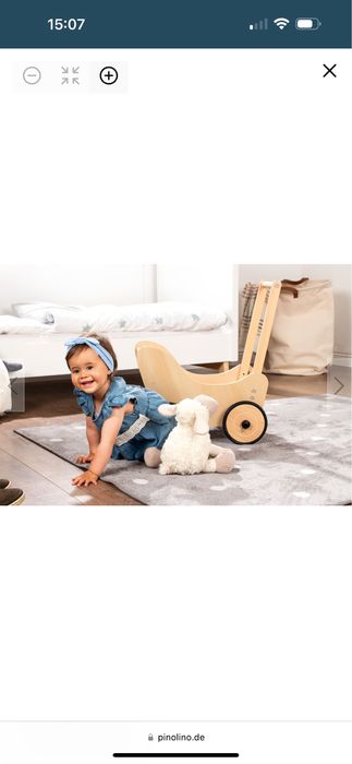 Деревянная коляска