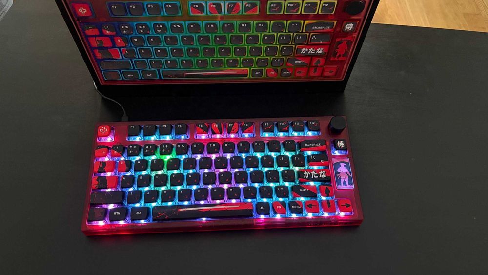 QwertyKey75 Samurai Mechanical Keyboard – Full Set