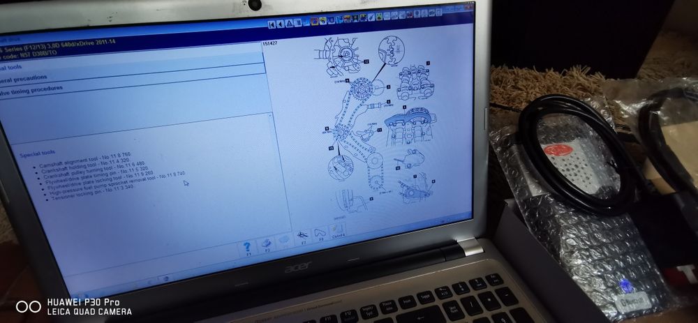 Laptop Acer Extensa5635 cu interfață nouă Delphi DS150e cu programe
