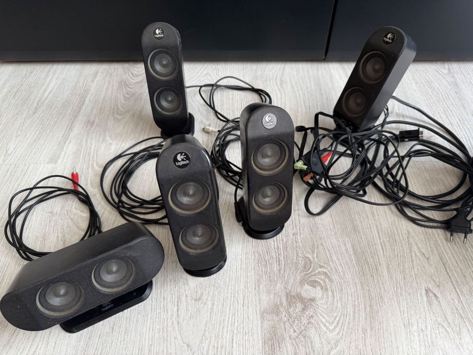 Колонки Logitech X-530 5.1 напълно изправни