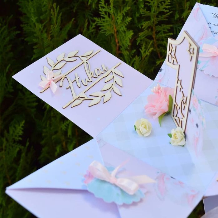 Експлодиращи кутийки тип картичка