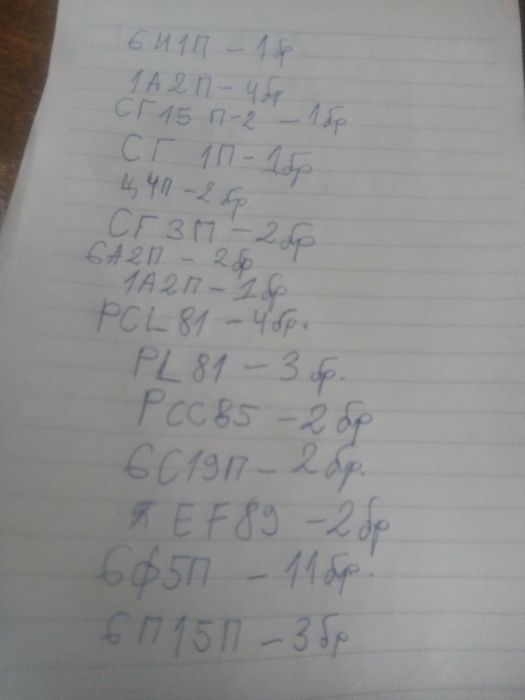 Радио      лампи