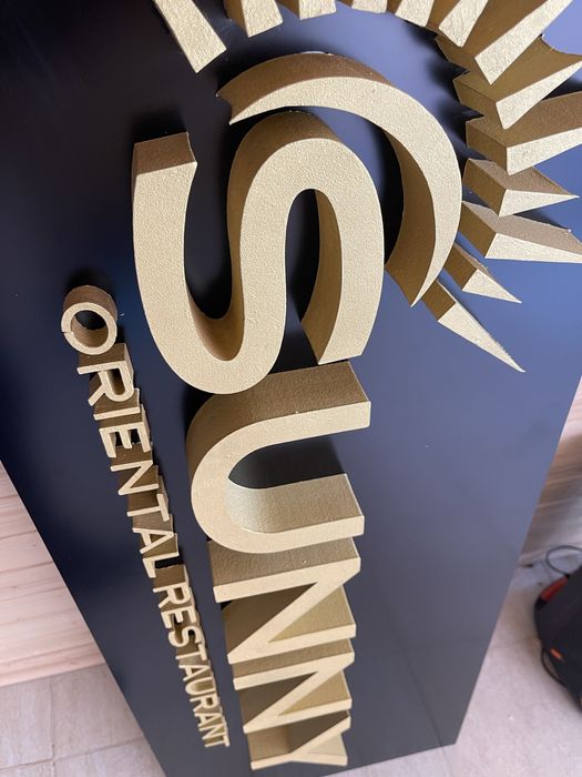 Litere volumetrice din polistiren, decoratiuni polistiren