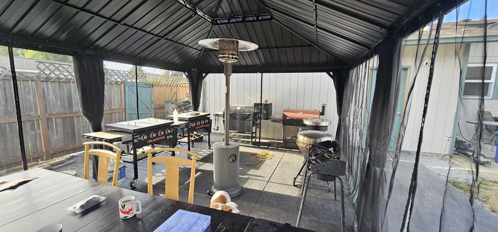 Външен газов отоплител тип гъба 13KW