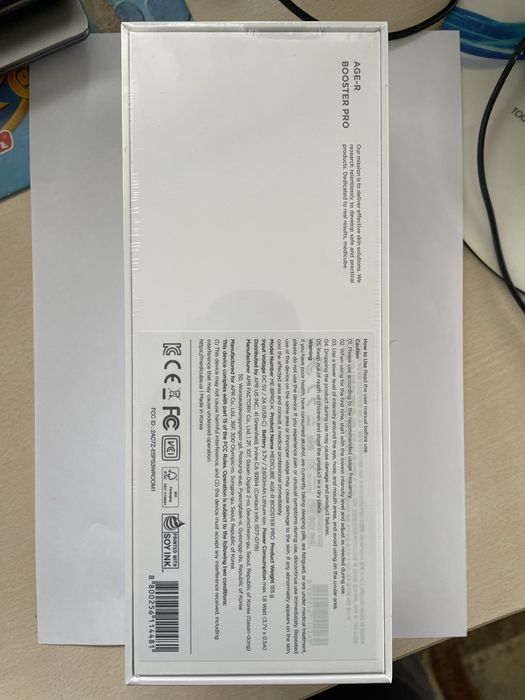 Medicube Age-R booster 6 in 1 sigilat+head case pink(protectie)