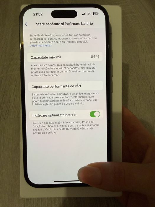 Iphone 14 pro, negru, 128GB