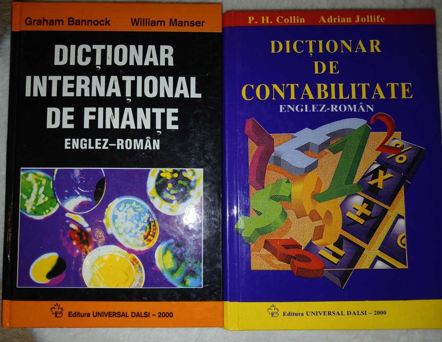 Dictionare englez-roman contabilitate si finante