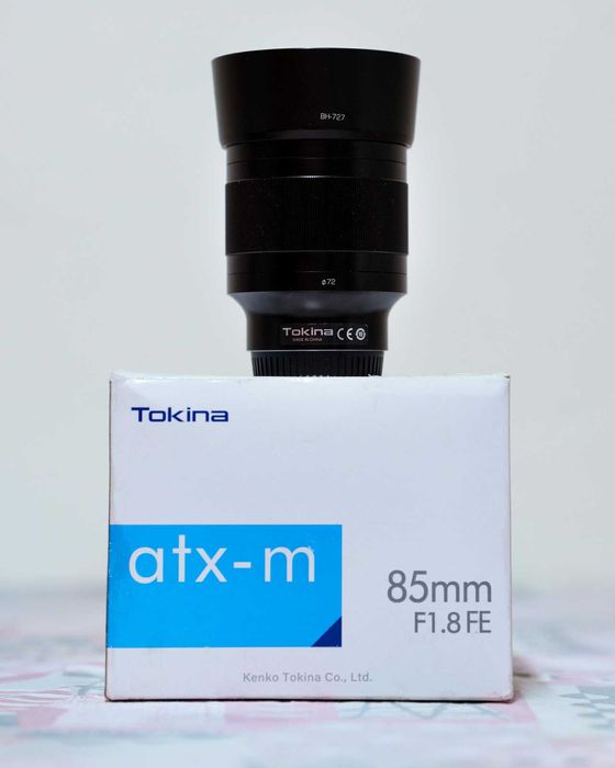 Tokina  85mm f1.8 FE