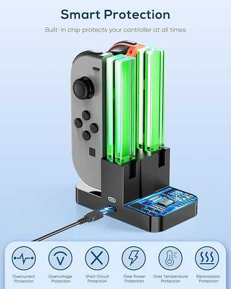 FYOUNG Докинг станция за зареждане за Switch и за Switch OLED