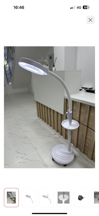 Лампа лупа косметологическая