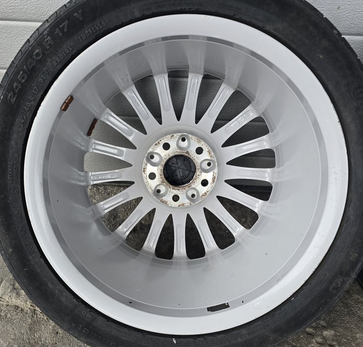 Jante originale 5x112 mercedes c class clk slk w204 r17 in două lățimi