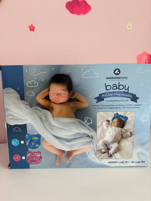 Ортопедична възглавница за бебе (размер М, 1-12м)
