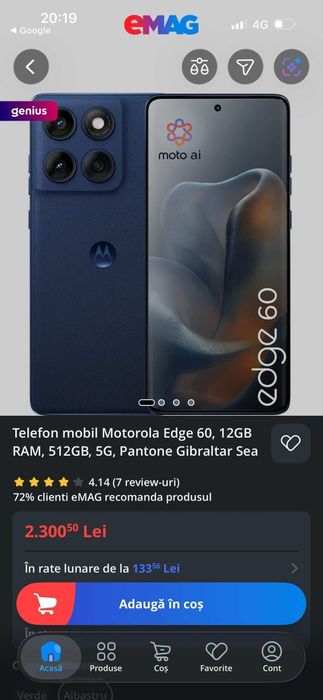 Motorola edge 60 512 GB 24 ram
