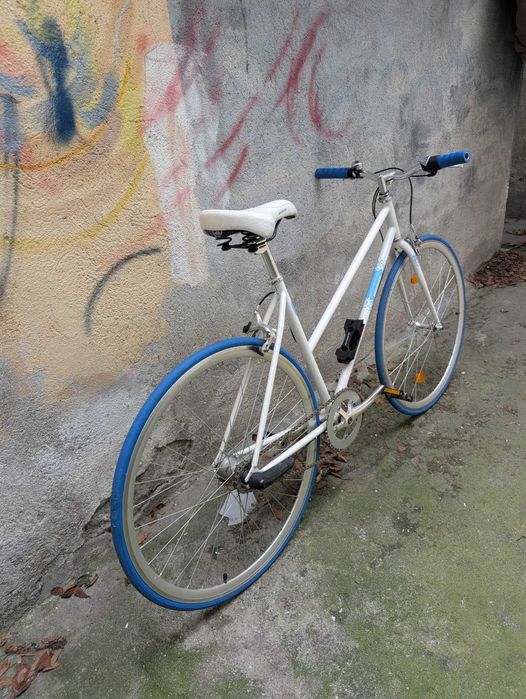 Bicicletă Pegas Clasic Alb Perlat