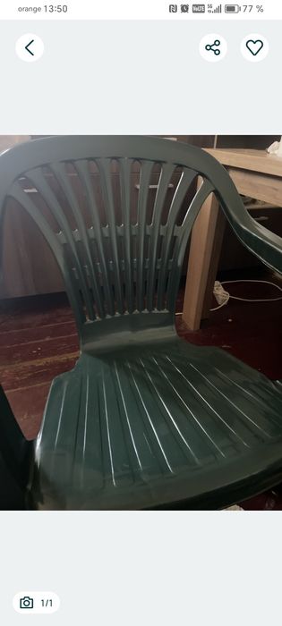 Scaun plastic de gradina